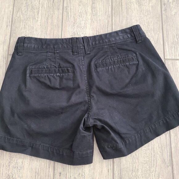 Old Navy women's favorite khakis perfect 5" shorts low-rise black size 2 - Picture 5 of 10